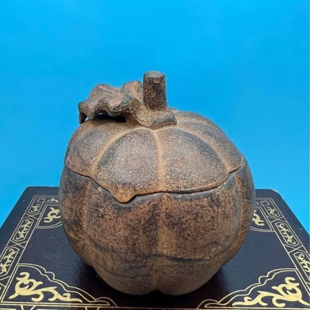Pumpkin Shaped Cast Iron Trinket